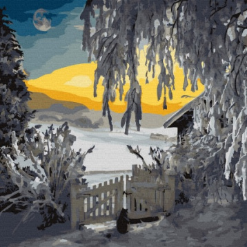 Морозный пейзаж Molly KH1081, цена 873 руб. - интернет-магазин Мадам Брошкина